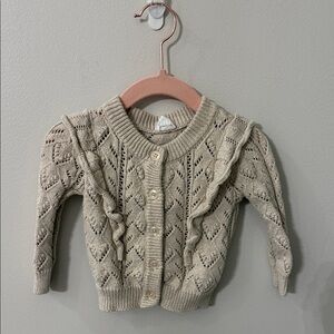 Jamie Kay Cream Knit Baby Sweater